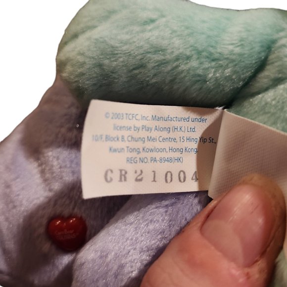 2003 Wish Bear Cozy Heart & Penguin Care Bear/Care Bear Cousins Duo Attached - Picture 3 of 3